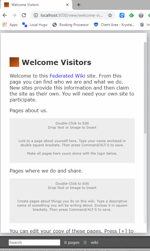 running federated wiki locally as windows service synesthesia picture this wiki