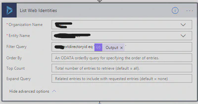 Query list of records in Dynamics