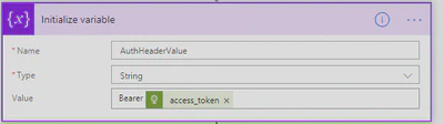  Compose token value into required header value